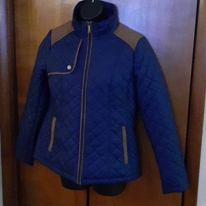 EUC Karen Scott Quilted Barn Coat Size Small